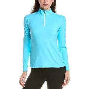 Post Card Womens  1/4-Zip Jumper Pullover, Blue